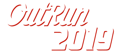 OutRun 2019 logo for Sega Mega Drive